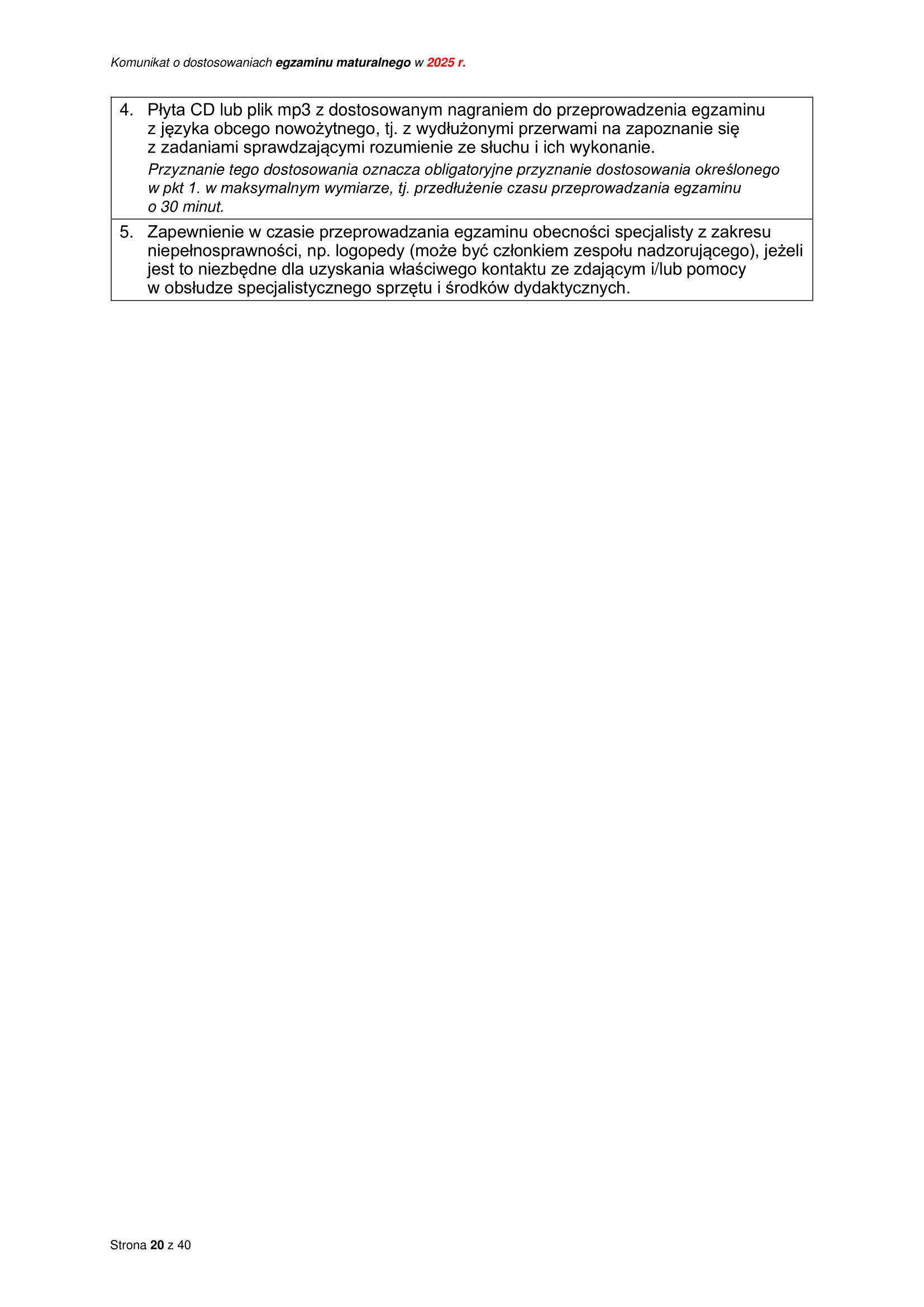 20240820 EM_25 Komunikat o dostosowaniach w_FIN-20